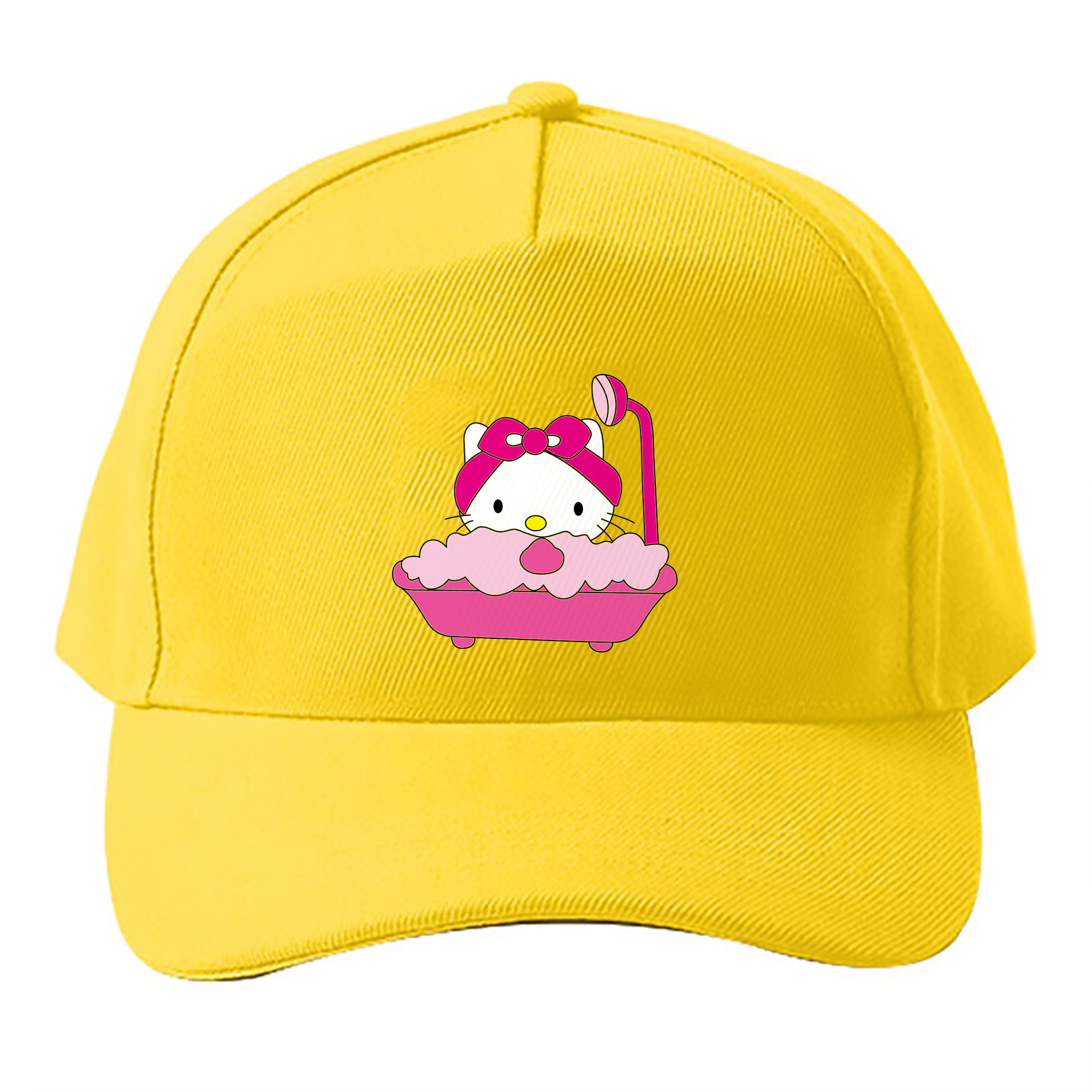 （画像用） Hello Kitty ハローキティ ベースボールキャップ 綿100％ 男女兼用 帽子 スポーツ